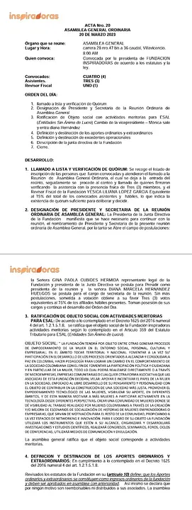 Documento Fundación Inspiradoras
