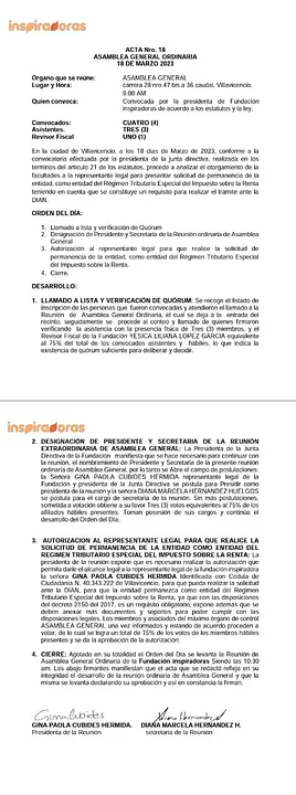 Documento Fundación Inspiradoras