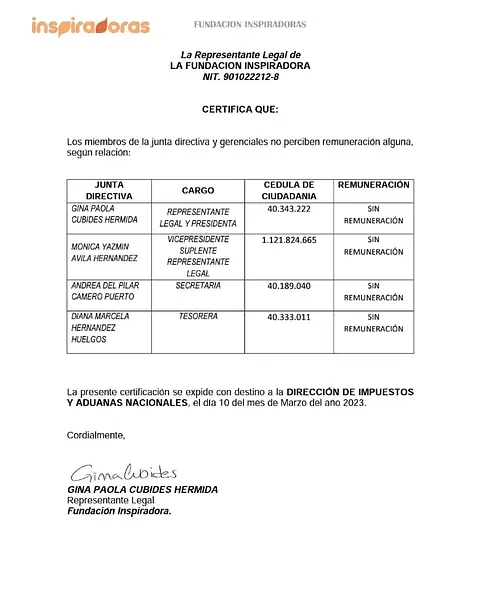 Documento Fundación Inspiradoras